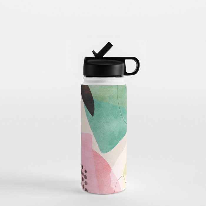 mid centruy organic shapes spring 21 /4 Water Bottle Gallery Image 1