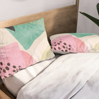 mid centruy organic shapes spring 21 /4 Pillow Sham Gallery Image 2