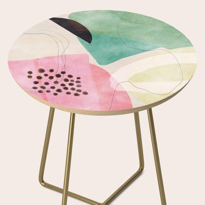 mid centruy organic shapes spring 21 /4 Side Table Gallery Image 2