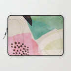 mid centruy organic shapes spring 21 /4 Laptop Sleeve Gallery Image 1