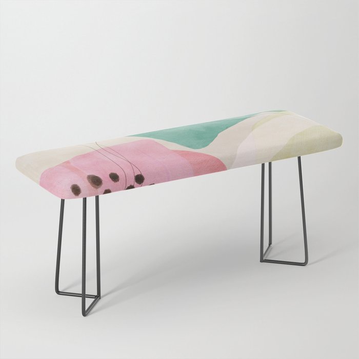 mid centruy organic shapes spring 21 /4 Bench Gallery Image 1