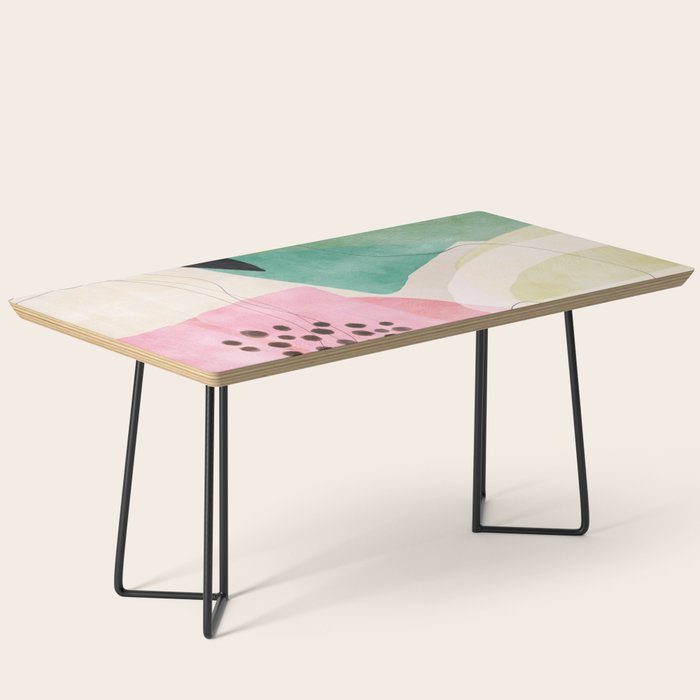 mid centruy organic shapes spring 21 /4 Coffee Table Gallery Image 1