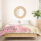 mid centruy organic shapes spring 21 /4 Duvet Cover Gallery Image 3