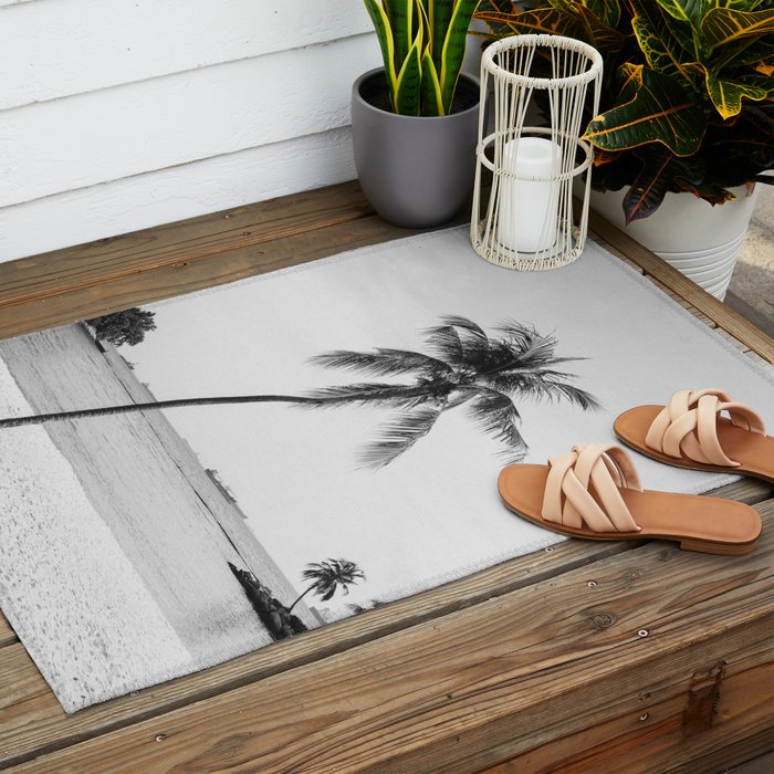 Palm Trees 16 Outdoor Rug Gallery Image 2