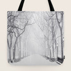 Snowy Park Tote Bag Gallery Image 2