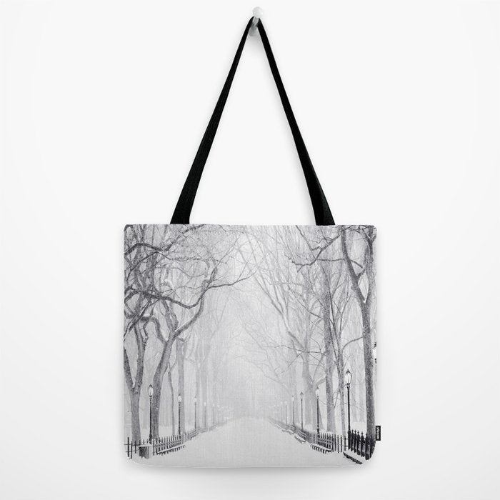 Snowy Park Tote Bag Gallery Image 2