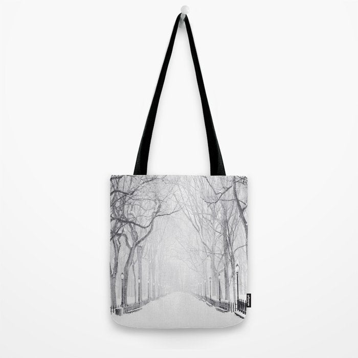 Snowy Park Tote Bag Gallery Image 2