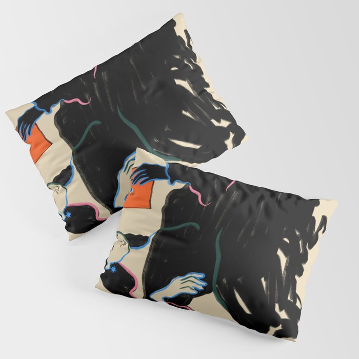 MIDNIGHT READING Pillow Sham Gallery Image 1
