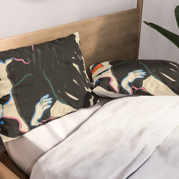MIDNIGHT READING Pillow Sham Gallery Image 2
