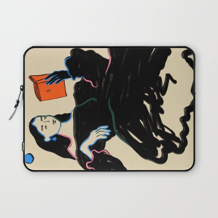 MIDNIGHT READING Laptop Sleeve Gallery Image 1