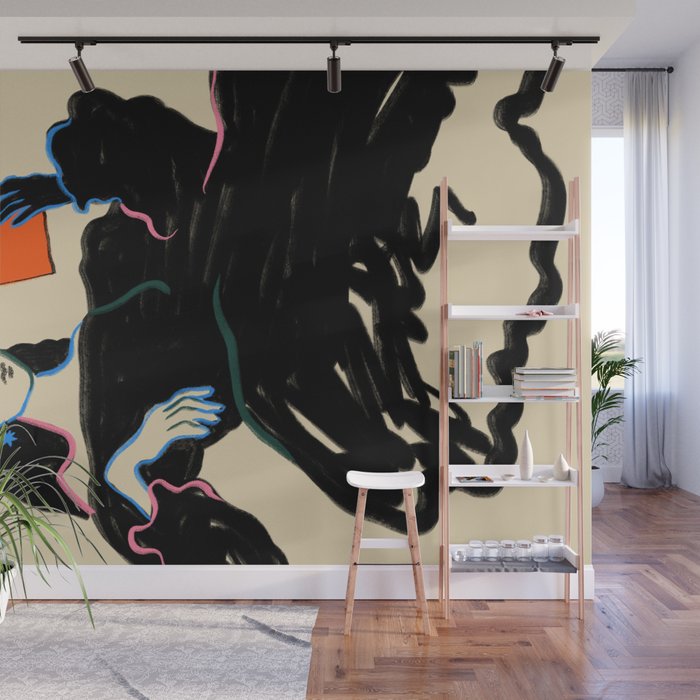 MIDNIGHT READING Wall Mural Gallery Image 1