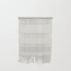 Minimal Arch II Natural Off White Modern Geometric Lines Wall Hanging Gallery Image 1
