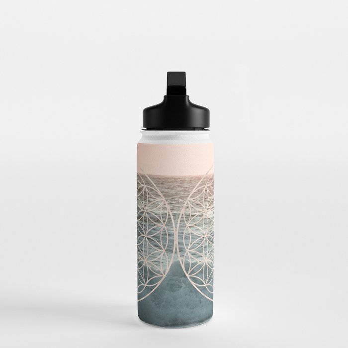 Mandala Flower of Life Sea Water Bottle Gallery Image 3