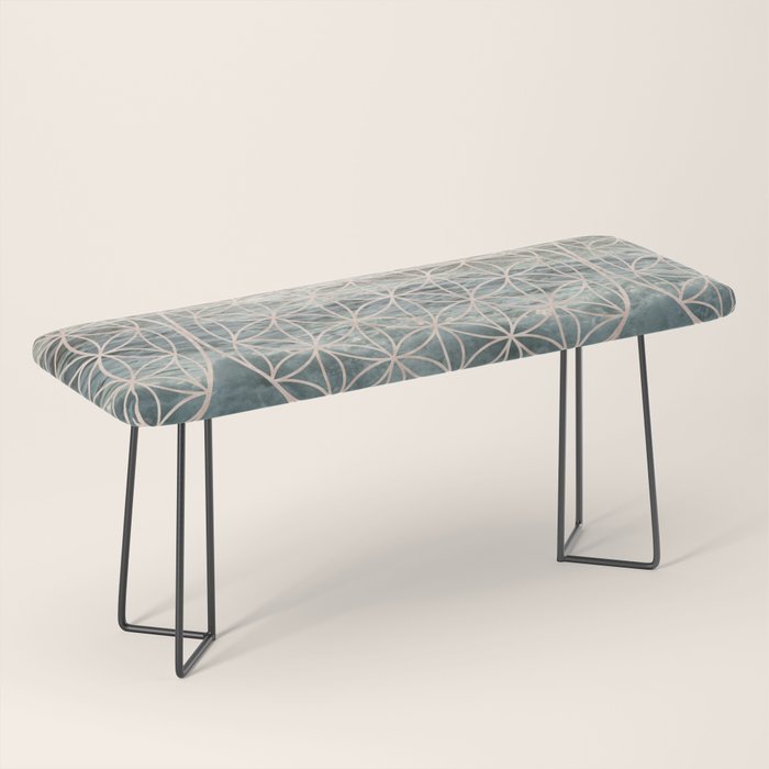 Mandala Flower of Life Sea Bench Gallery Image 1