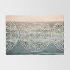 Mandala Flower of Life Sea Rug Gallery Image 2