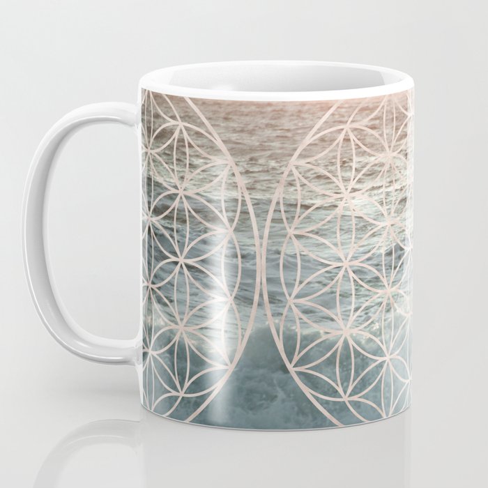 Mandala Flower of Life Sea Coffee Mug Gallery Image 3