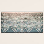 Mandala Flower of Life Sea Desk Mat Gallery Image 3