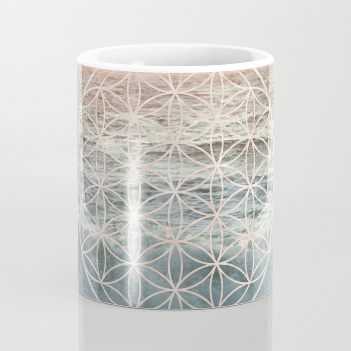 Mandala Flower of Life Sea Coffee Mug Gallery Image 4