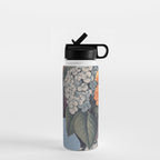 Floral Portrait 37 Water Bottle Gallery Image 1