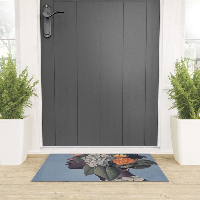 Floral Portrait 37 Welcome Mat Gallery Image 3