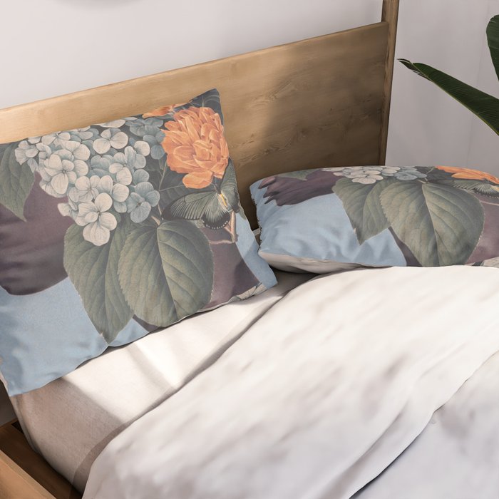 Floral Portrait 37 Pillow Sham Gallery Image 2