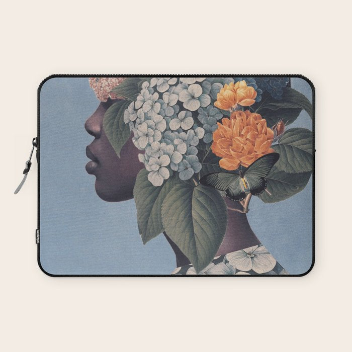 Floral Portrait 37 Laptop Sleeve Gallery Image 1