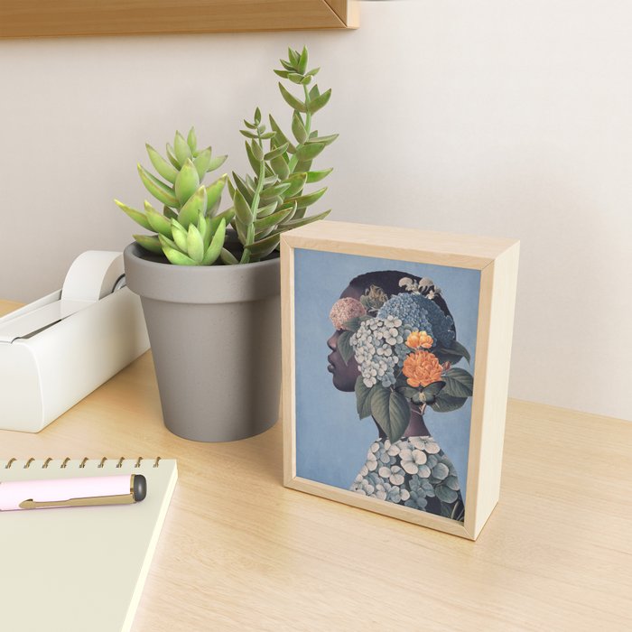 Floral Portrait 37 Mini Art Print Gallery Image 2