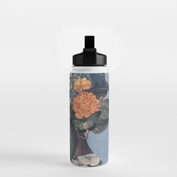 Floral Portrait 37 Water Bottle Gallery Image 2