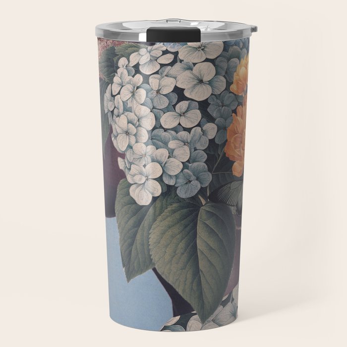 Floral Portrait 37 Travel Mug Gallery Image 1