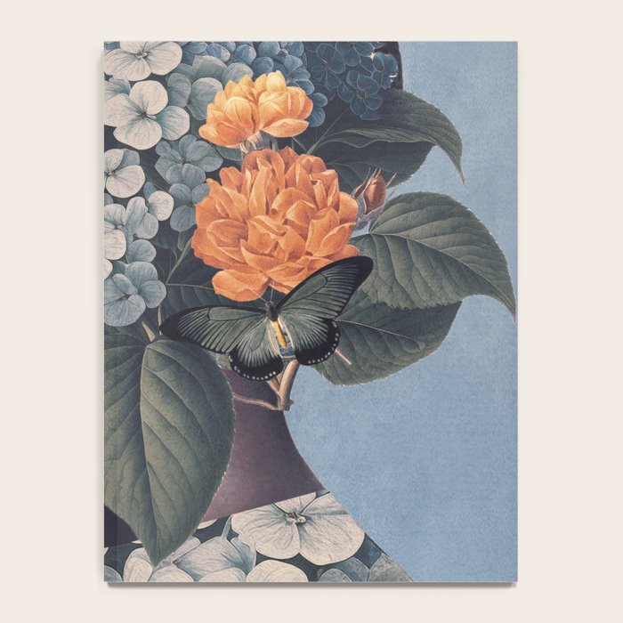 Floral Portrait 37 Notebook Gallery Image 4