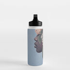 Floral Portrait 37 Water Bottle Gallery Image 3