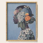 Floral Portrait 37 Serving Tray Gallery Image 1