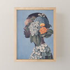 Floral Portrait 37 Mini Art Print Gallery Image 1