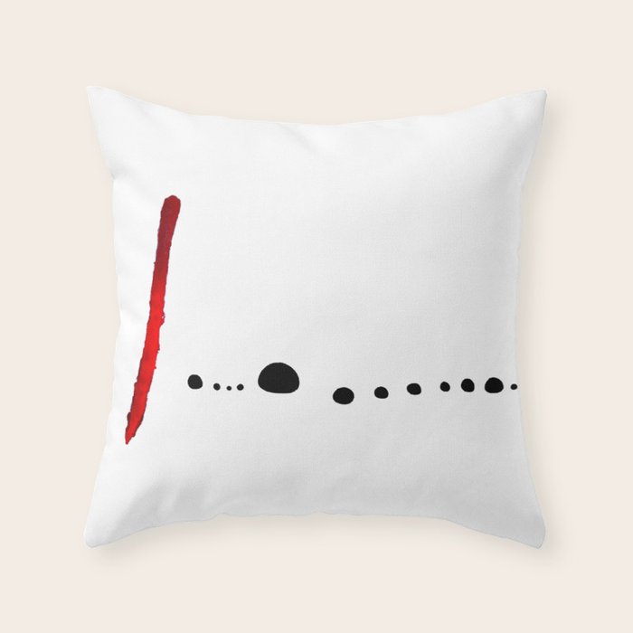 Bleu II (Blue 2) - Joan Miró Throw Pillow Gallery Image 6