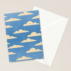 cartoony clouds Stationery Card Gallery Image 2