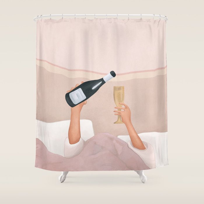 Morning Wine Shower Curtain Gallery Image 1