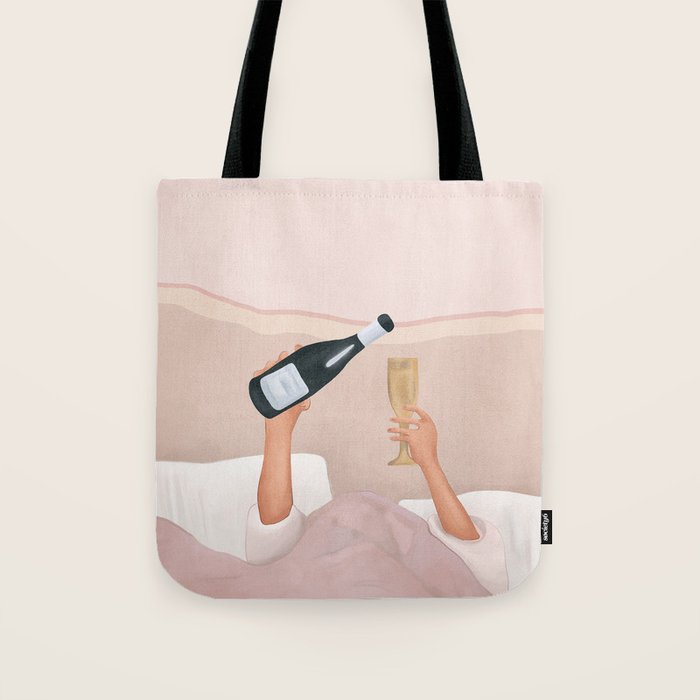 Morning Wine Tote Bag Gallery Image 1