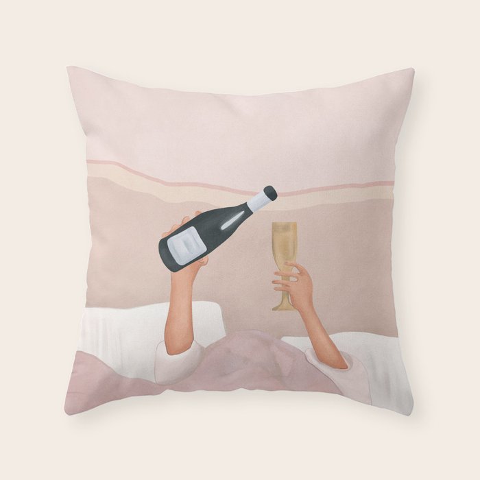 Morning Wine Throw Pillow Gallery Image 6