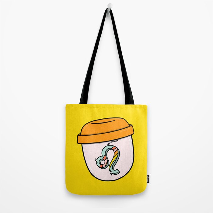Leo Keychain Tote Bag Gallery Image 2