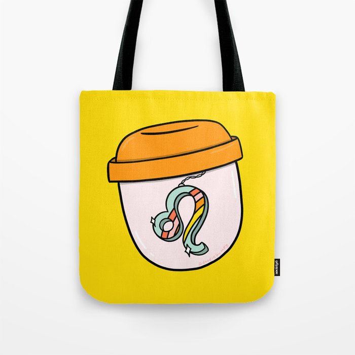 Leo Keychain Tote Bag Gallery Image 1