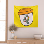 Leo Keychain Wall Tapestry Gallery Image 2