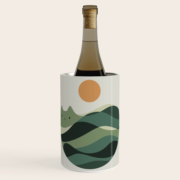 Cat Landscape 123 Wine Chiller Gallery Image 1