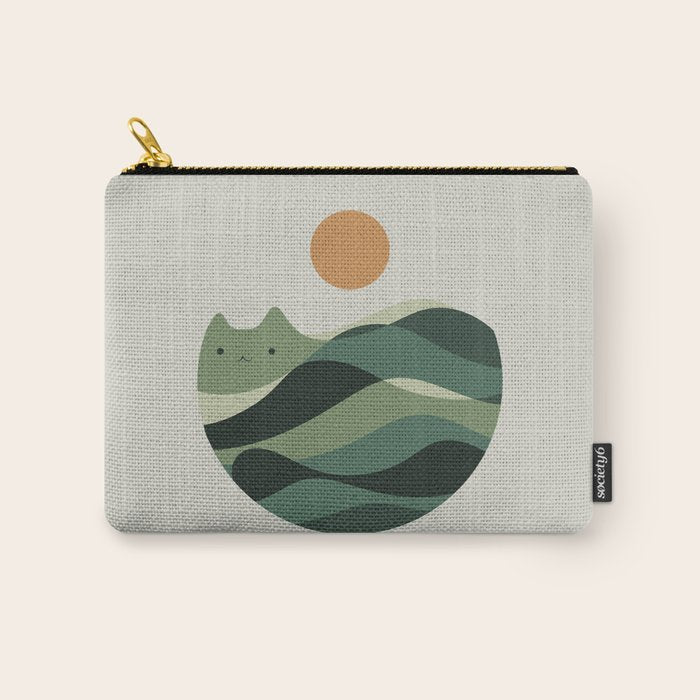 Cat Landscape 123 Carry All Pouch Gallery Image 1