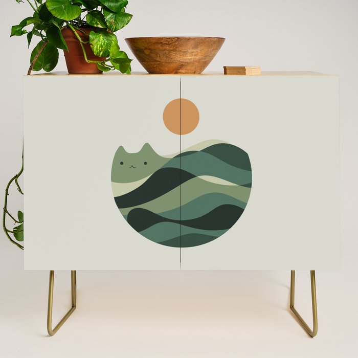 Cat Landscape 123 Credenza Gallery Image 1