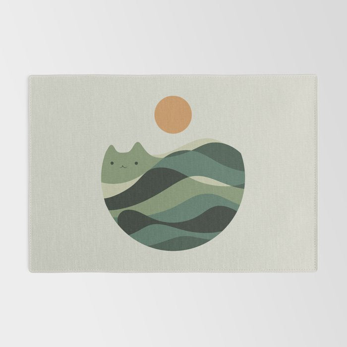 Cat Landscape 123 Rug Gallery Image 2
