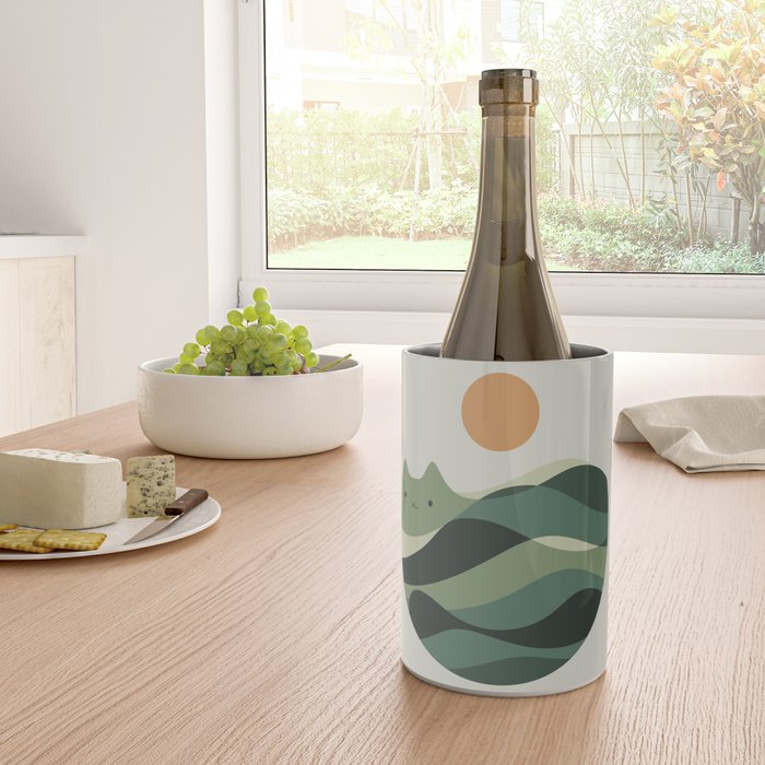 Cat Landscape 123 Wine Chiller Gallery Image 4