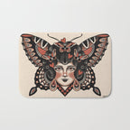 Queen of my heart (black hair) Bath Mat Gallery Image 1
