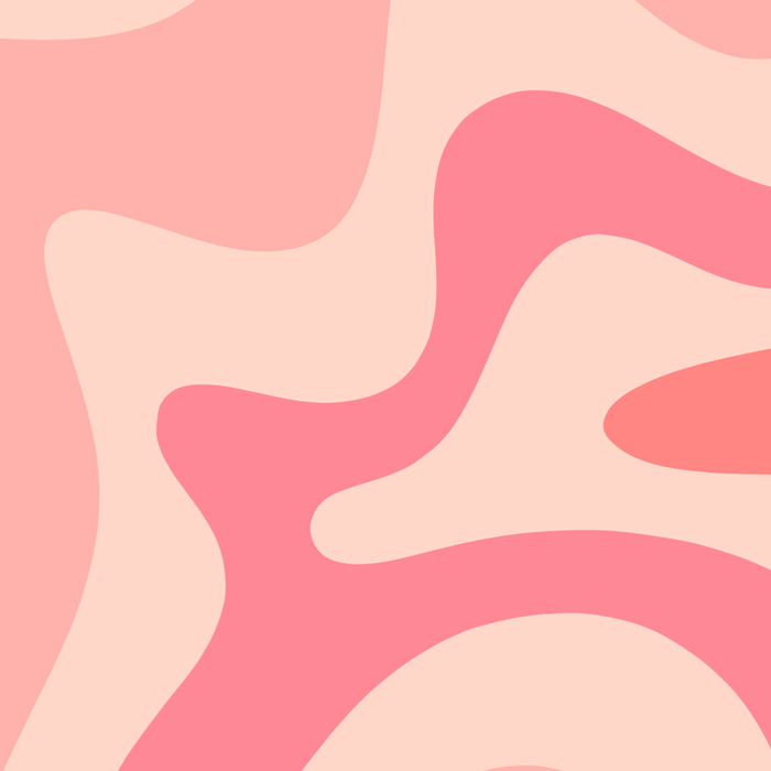 Retro Liquid Swirl Abstract Pattern Square In Blush Pink Tones Coffee Mug Gallery Image 2