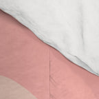 Retro Liquid Swirl Abstract Pattern Square In Blush Pink Tones Comforter Gallery Image 4