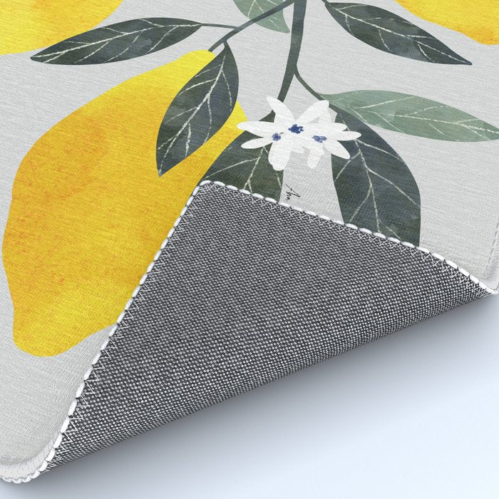 Lemon tree branch Rug Gallery Image 4